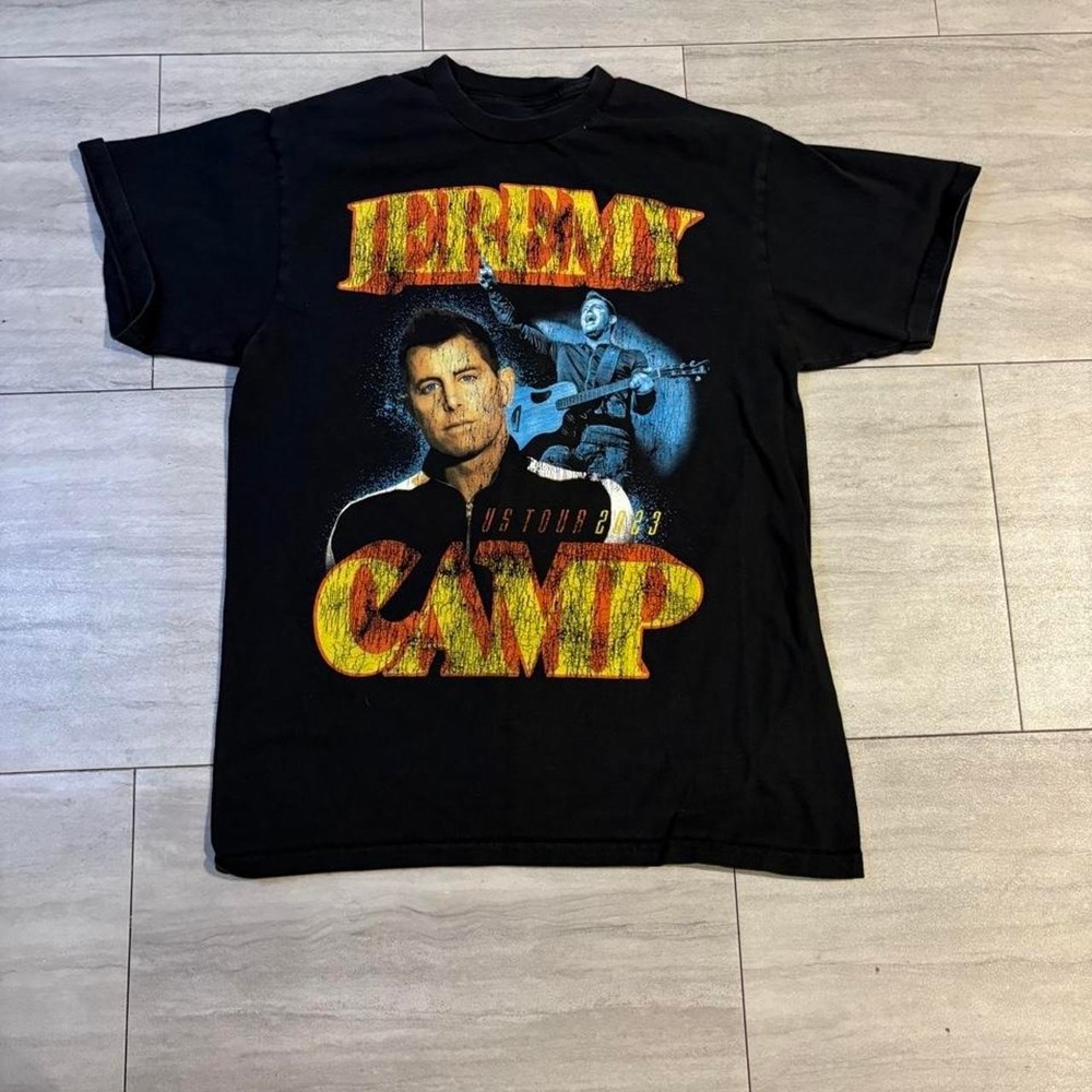 Jeremey Camp US Tour 2023 black t-shirt